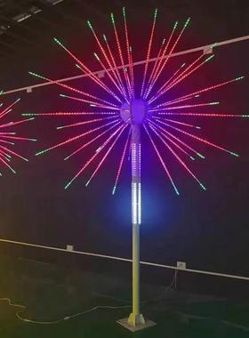 ED数码烟花灯发光风L车路户外水广场街道防亮化景观装SIM饰灯礼花