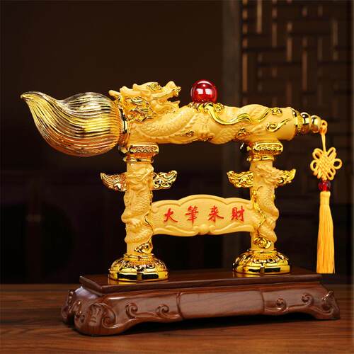 饰厅发财笔大笔GY054来财创意工艺品摆件书房中办公桌客玄关式装