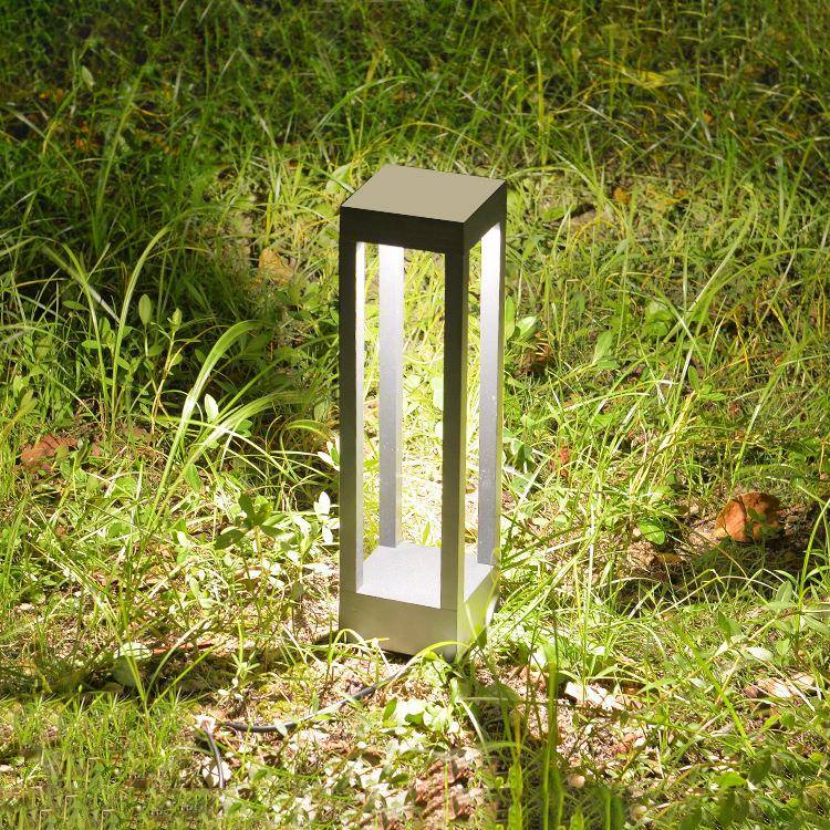 LED草坪灯户外防水方形庭院灯简小区花园约草地现灯LJ-9101园林景