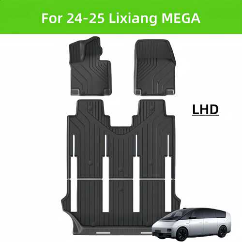 For24-25 Lixiang MEGA Custom 3D TPE Waterproof car floor mat
