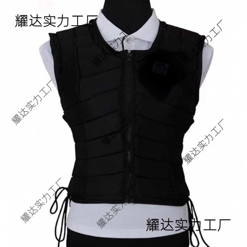 儿童马术护甲保护装备护甲骑马防护背心马夹骑士马场马甲服装成人