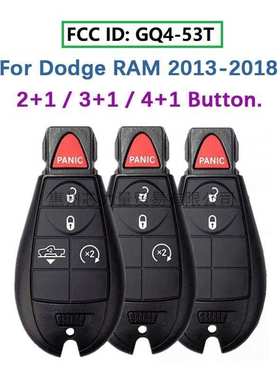 适用OE 道奇/RAM 3键智能卡2013-2016年 PCF7961A GQ4-53T 433MHZ