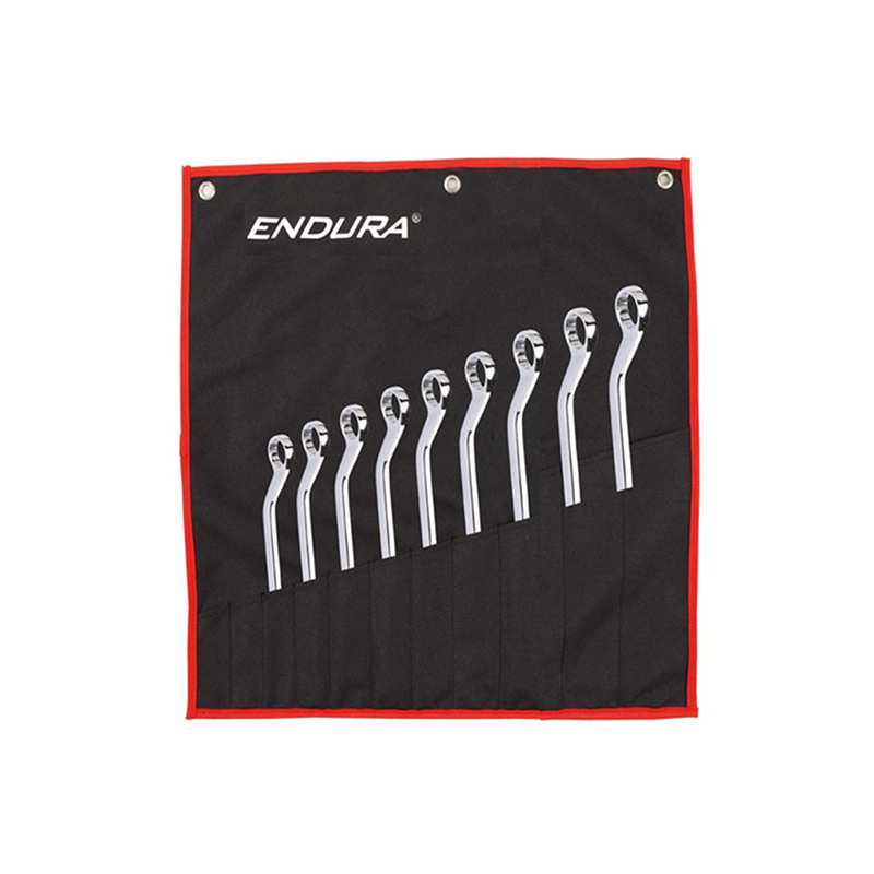 力易得（ENDURA)11件双梅花扳手5.5&times;7-24&times;27mmE1532工具套装