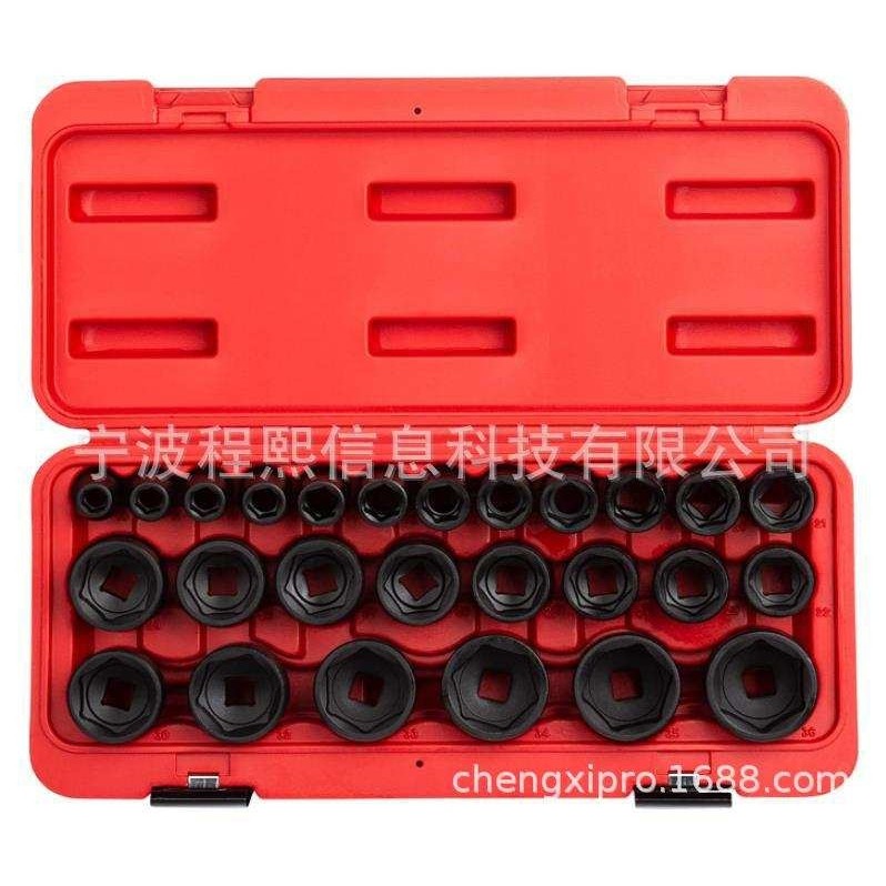 26PC 1/2 英寸驱动公制冲击套筒组 10mm-36mm,模玩/动漫/周边/娃圈三坑/桌游,模型制作工具/辅料耗材,淘宝优惠券,粉丝福利购,淘宝优惠卷