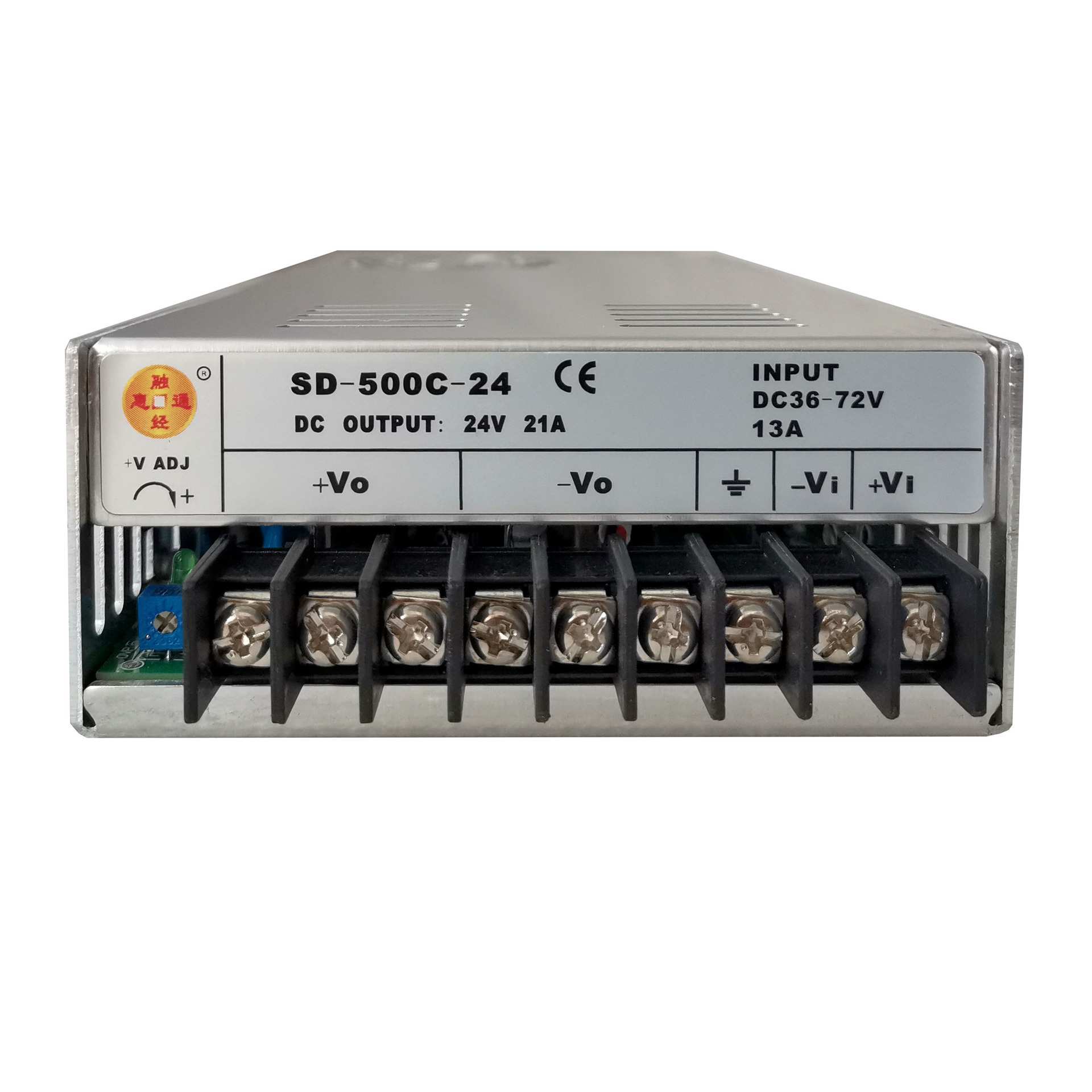 SD-500C-24 DC36-72V(48)输入DC24V21A500W输出隔离DC-DC变换器