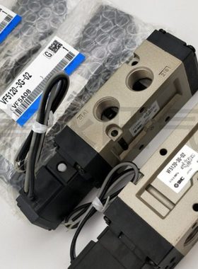 先导式5通24V电磁阀VF3330-5D1 5DZ1 5DZD1 5DD1 -01 -02直接配管