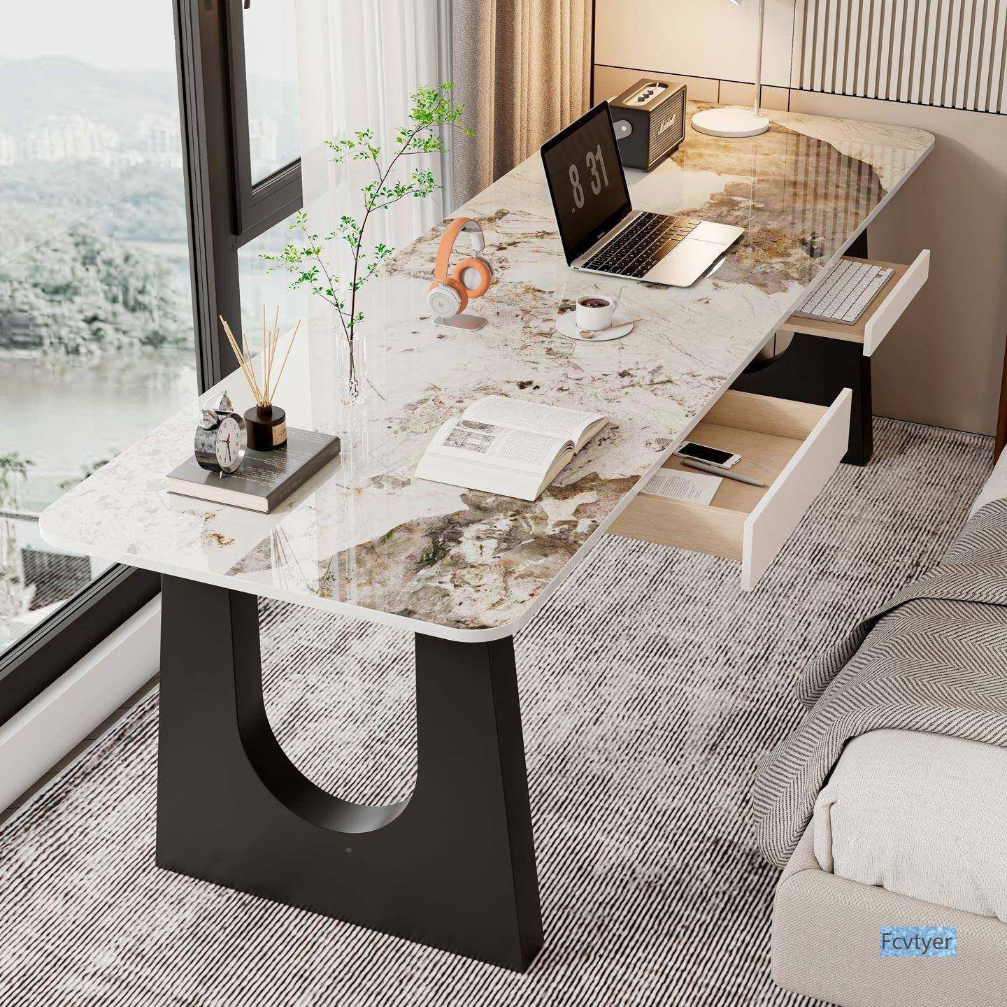 郝帮字台茶岩桌板电脑写桌台式简办公桌现代轻奢桌RUG卧室家用易,鲜花速递/花卉仿真/绿植园艺,其它园艺用品,淘宝优惠券,粉丝福利购,淘宝优惠卷