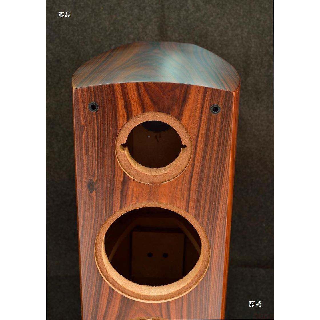 6.5寸7寸双低音落地音庭箱家影院鼓前置主音箱箱空体G2-6腰形酸枝