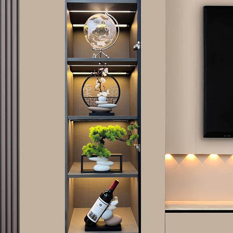 柜装饰家品摆件轻高档客厅2025新款酒套装奢居电视玻璃83530393柜,家居饰品,装饰摆件,淘宝优惠券,粉丝福利购,淘宝优惠卷
