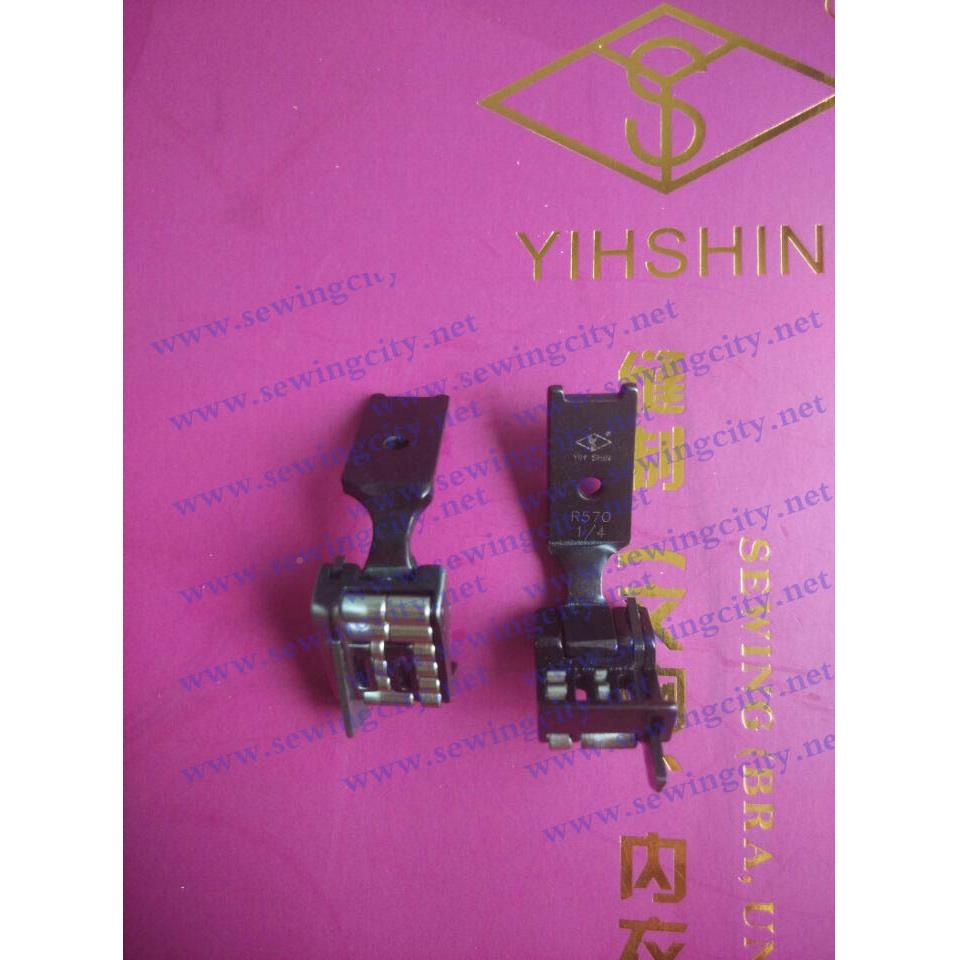 双针车配件R22轮R5701/4压脚皮革专用滚滚轮压脚R570防皱滚轮压1