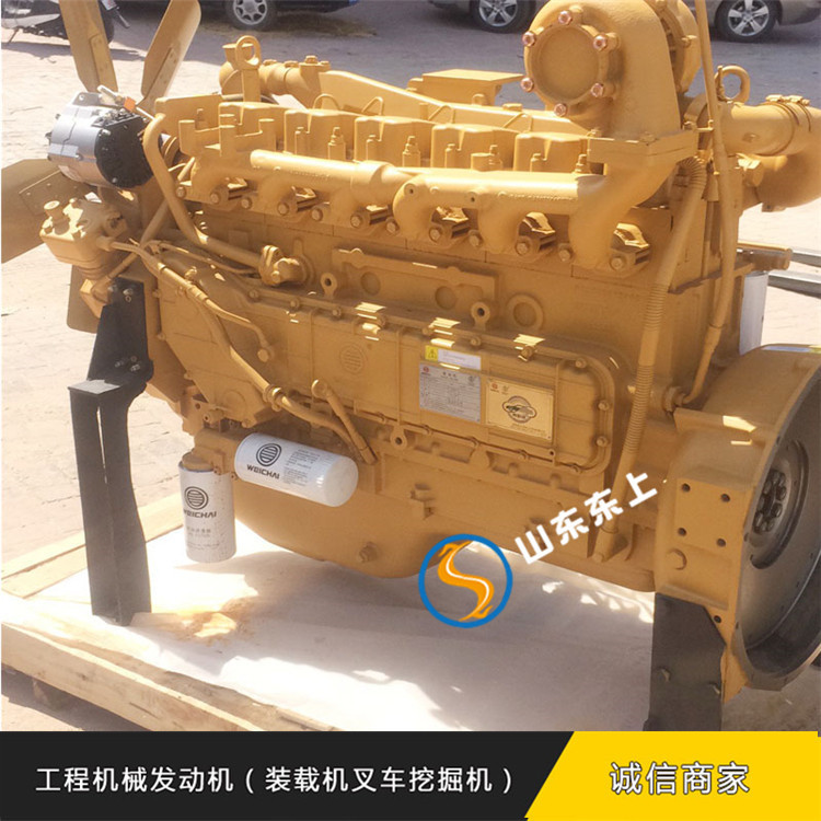 潍柴装载机发动机柴油发动机组 可配海淡水热交换器连接装置