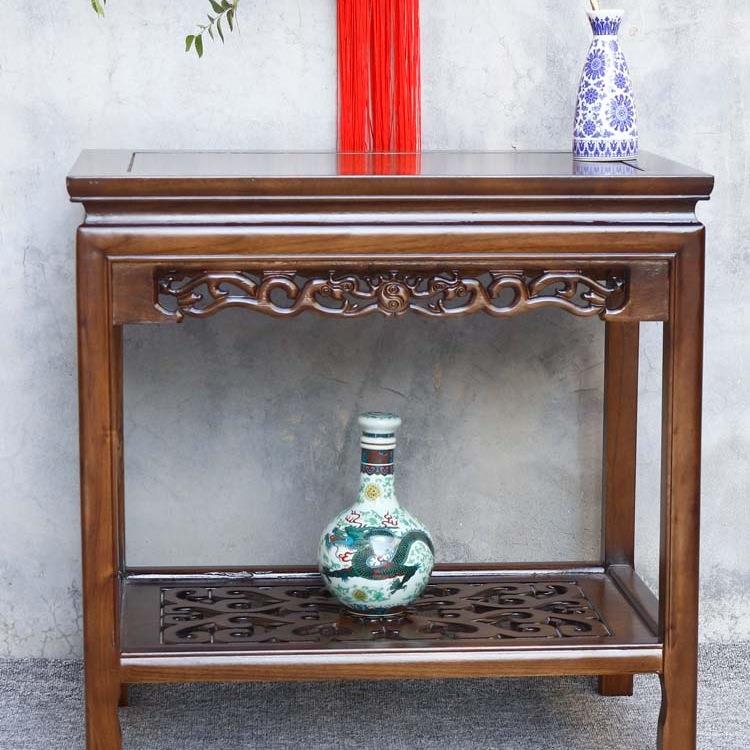 实件木架鱼缸架桌子茶几边几盆中景架摆桌工艺花品奇985石茶桌式