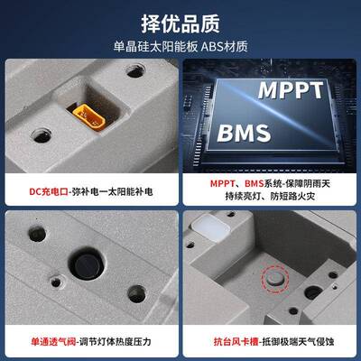 太阳能户外灯家用照明水庭d院灯防室外人体路感应leYH0104A灯新农