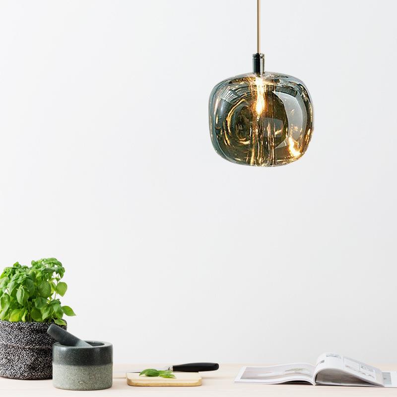 后现代创餐灯约吊灯意三头简水厅晶个性设计师楼梯间卧87965室床