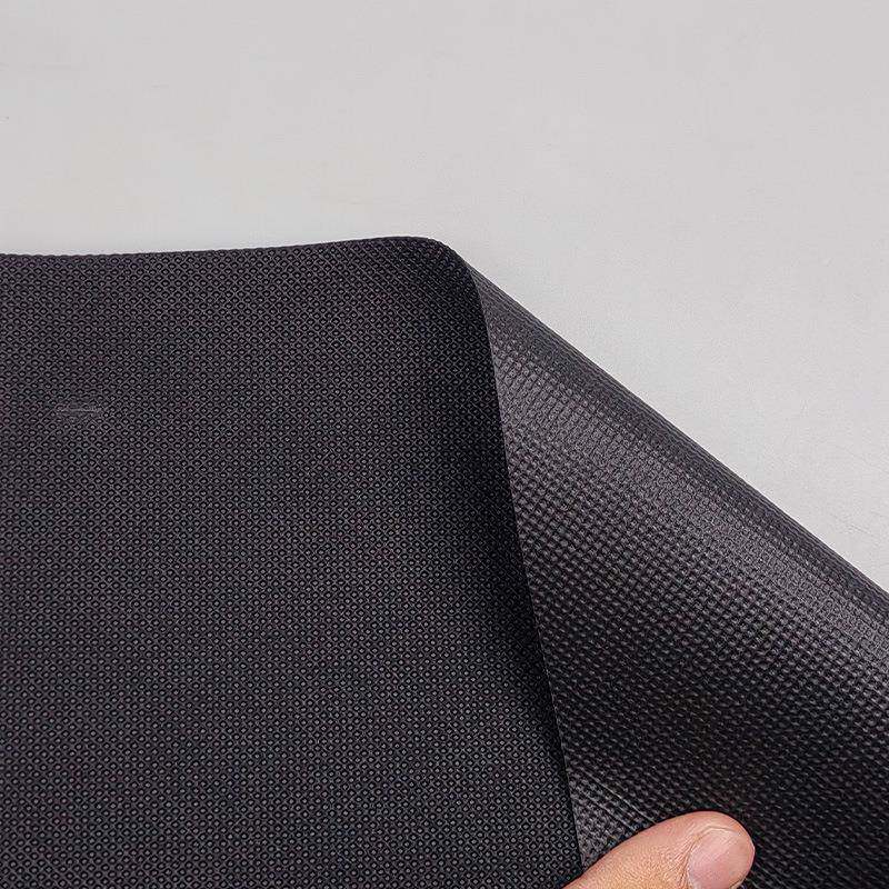 新材黑布料黑色无纺聚布土工聚酯布布防水施工pp丙烯加硬200g/支