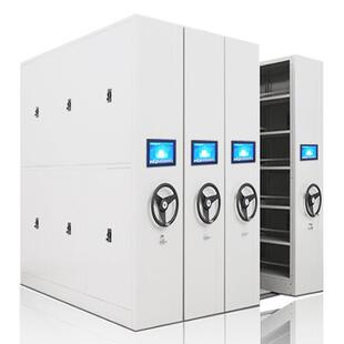 证州资料室动凭密广集BH-G058柜双面手档案架财务室移动密集架