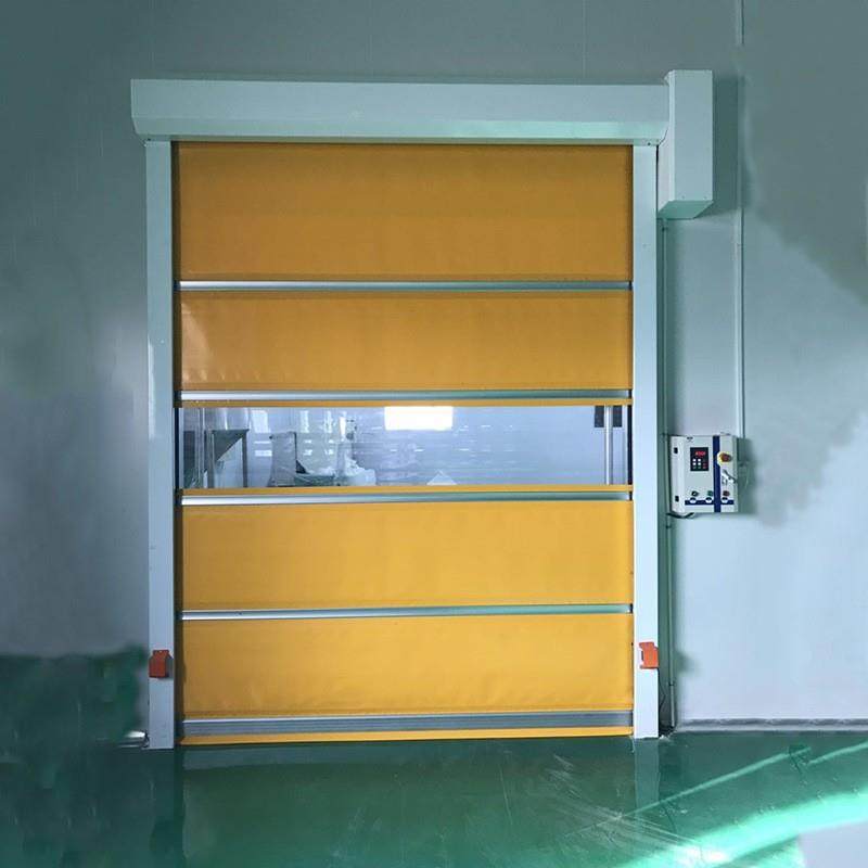 PVC快速门自动感应电门车间216尘自动控升降门动防卷闸门雷达遥门