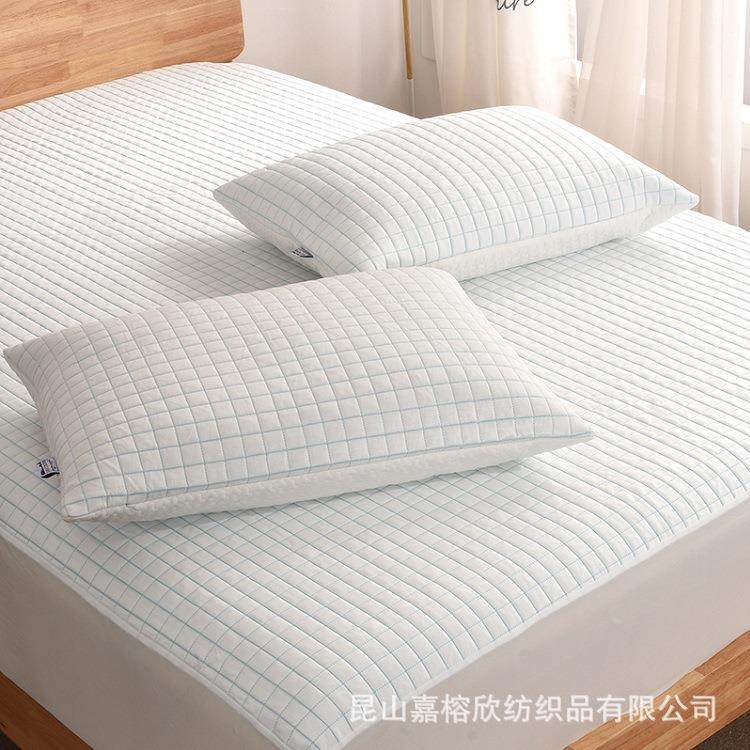 夏季冰丝凉感水床子床防滑席梦思床罩防螨隔尿透防JRX-1054气垫笠