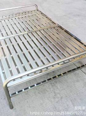 有缝便锈钢折不叠床有安全锁扣办公室休午睡加厚单人床加固午RGA