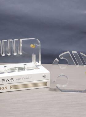 简约力现代创意亚克透样明鱼摆件样板间民宿0761板厅房卧室客书房