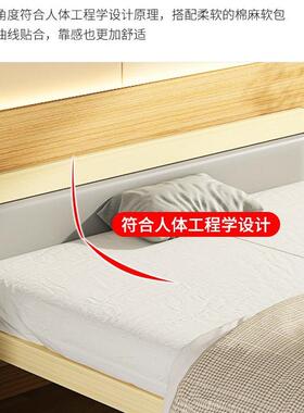 实木折叠床单人家用午休床112ABCm硬板床.5米双人9床出租屋0.cm小