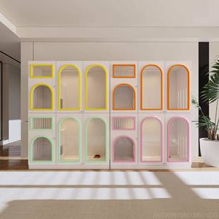 正品木猫墅别墅猫笼子猫小型猫屋猫房子猫咪别定制展实示柜寄养猫