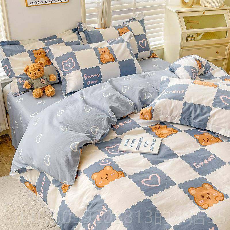 正品100全棉四件套纯棉被套1.8x2米被双罩10x200cm8人2.0x2.用3床