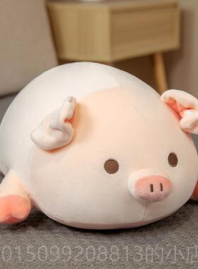 正品猪可绒毛靠垫女生睡觉抱枕床头定软包靠背垫客厅沙发靠爱枕di