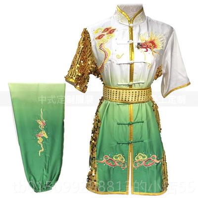 正品儿出童术服中武国训风长拳学生比赛服青年太极拳表演服功夫练