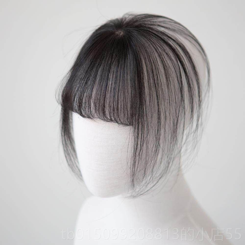 正品全两手工3D法齐式空气海假发片 斜用自然前浏额无痕自然真发