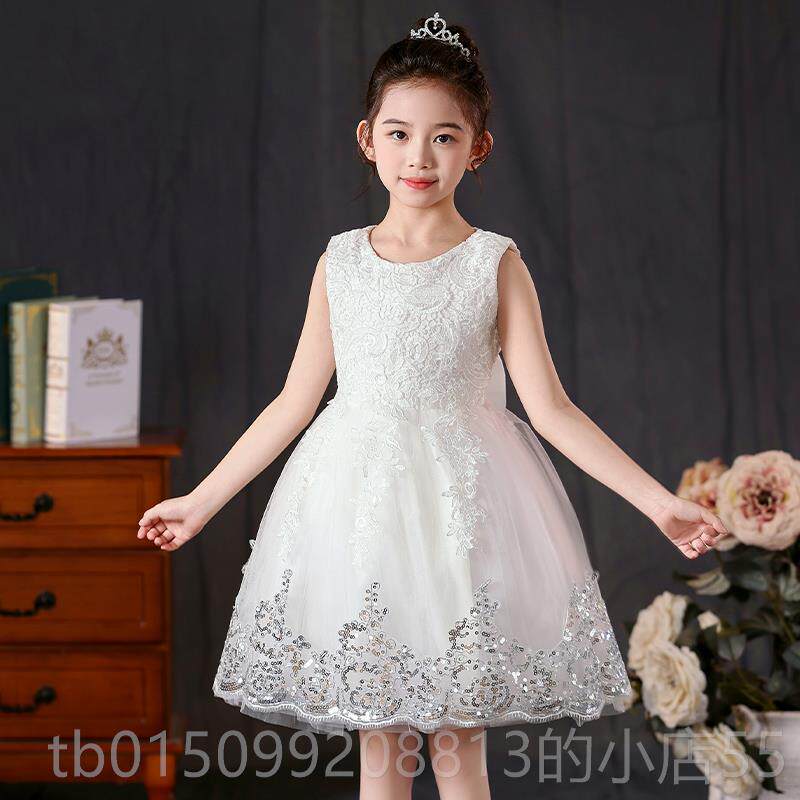 正品女童公主2礼服02裙5新款夏儿童洋季装蓬蓬纱裙小女孩舞蹈演出