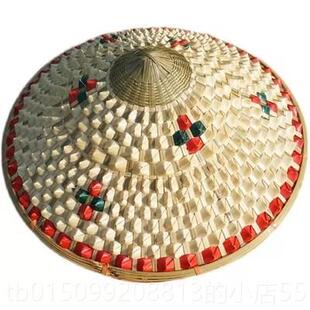 正品国走庆儿童里演出服你哪我跟哪里斗笠少道儿具怀旧舞蹈舞台衣