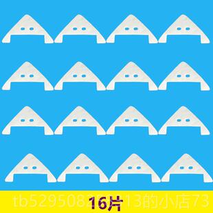 高档强磁擦玻璃窗器户家用清洁配件16装加大毛毡只擦璃器玻替换棉