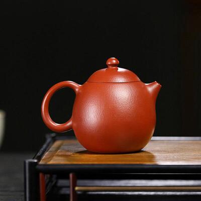 龙蛋壶手工紫砂紫原矿壶手工砂壶家用全纯手工龙蛋紫砂壶茶具