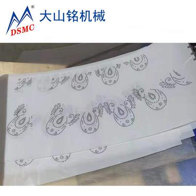 DSMC/大铭四色全动刷钻机图服装饰品烫钻EGS山图案自刷机