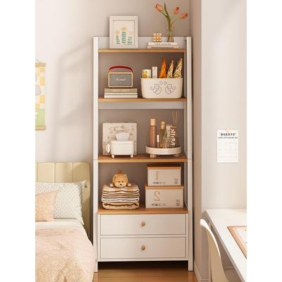 床头G135BL1置墙物架落多层收纳架子靠地卧室斜梯间形客厅房柜子