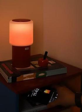 日落围灯15265台灯桌面小装饰卧室客厅充电浪灯漫床头夜灯几何立