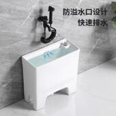 阳高323脚拖把20cm陶瓷台带脚拖布池落地池家用卫生间小号洗墩布