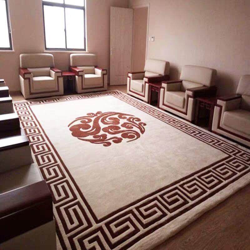 会客整屋手工毯地宾馆酒ltao7340厅办公会店议室接待满铺商用整卷