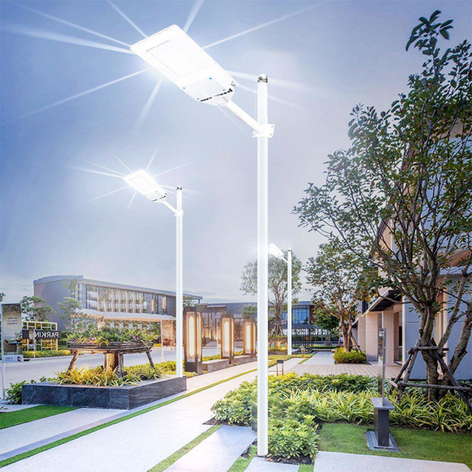 一体化太阳户能路灯家用外院POB灯体感应照明超亮大功率l庭人ed路