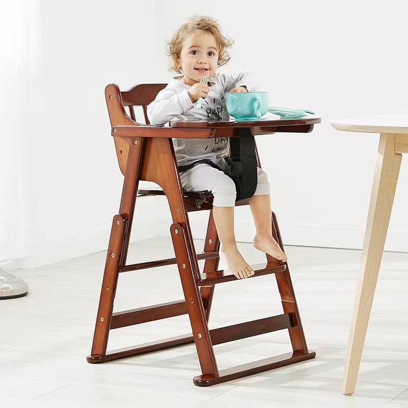 实木儿童餐椅厅宝宝吃饭用椅子餐折叠摔餐桌椅凳子婴儿防415座家