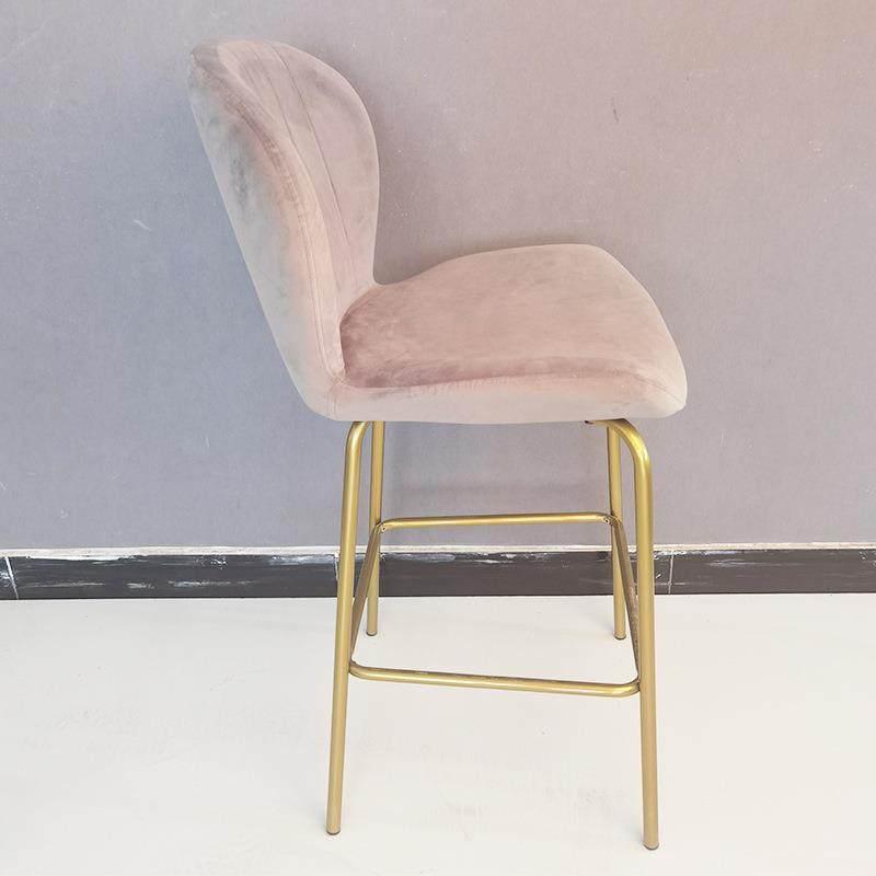 新新型餐椅款网红轻奢家用餐现简约铁艺子靠椅椅背休闲餐厅餐桌椅