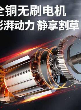 进口电动草机小型家用打电果园多割功能除草充电式草机营之DPU锂