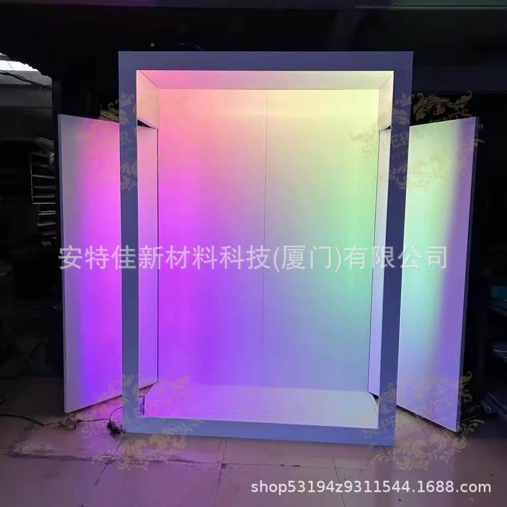 豪华PVC相框婚摄宴装杂饰相时尚活动道HAD具影棚婚礼装饰杂志盒志