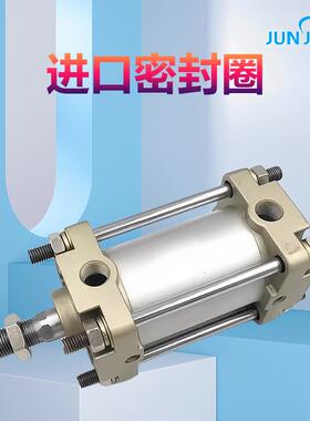 CA2气/CA1方形气缸574DA2B铝合C标金准拉杆缸CDA1双作用气缸