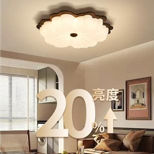 花朵卧室吸房顶灯725法式 中古新中奶油风儿童花瓣护眼风灯具E 式