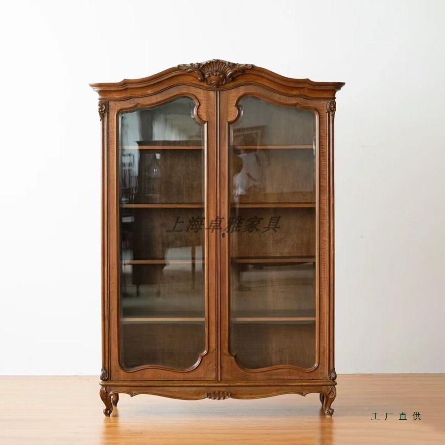 旧WCE欧式家用古复实木雕刻做展示柜餐边柜法古典中古风酒柜玄关