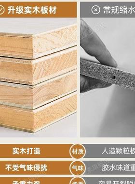 全实书架落地置物架一体靠柜子储物柜儿童学木家生用墙书YHP柜收