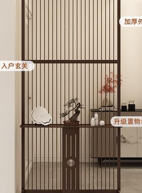 屏风MDZ隔断客厅正新中用式玄入户对门遮挡格栅屏家简约关可移动