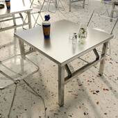 不锈钢叠桌便携式 烧默认项桌烤折桌子户摆外摊商用夜市出摊小方简